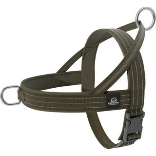 아이펫스맘 강아지 하네스 대형견 중형견 앞섬방지 초경량 가슴줄 앞고리, 카키, 1개