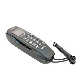 G-PLUS 家用電話，大按鍵清晰音質，長輩適用，簡約設計, LJ-1704W黑色