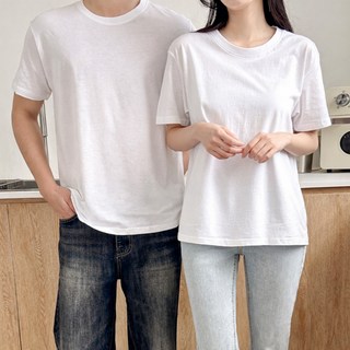 남녀공용 30수 무지반팔티 면티 교복티 반팔 면 티셔츠 흰티 기본티 무지 3장 알티엑스스포츠