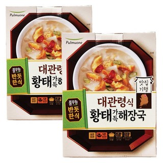 풀무원 대관령식 황태가득 해장국, 6개, 450g