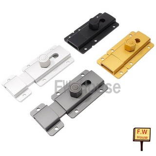 鋁合金插銷 門扣 門閂 防盜扣 房門鎖 大門鎖 木門栓 鋁色, 1個