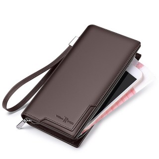 Williampolo 英皇保羅長夾，多卡位可拆卸手腕男士錢包，大容量拉鏈手機包