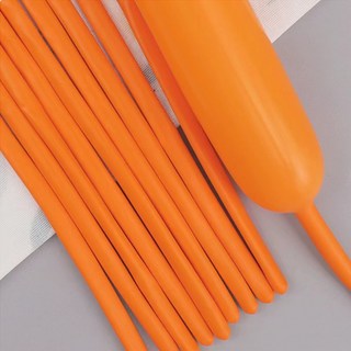 파리스 260 요술풍선 강아지만들기, 100개, 스탠다드 오렌지