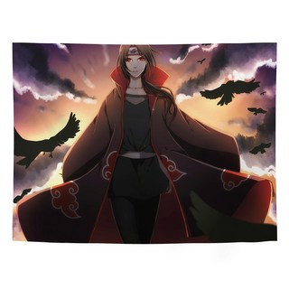 火影忍者 海賊王 懸掛布 背景布 臥室裝飾掛毯, GT1040,寬200cm-高150cm(送4米星星燈