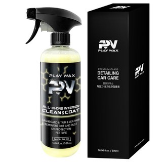 플레이왁스 올인원 인테리어 클린앤코트 가죽클리너 레자왁스, 500ml, 1개