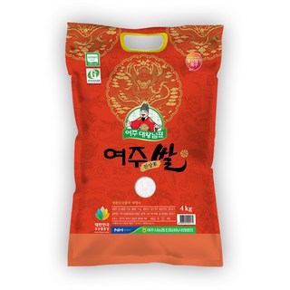 [농협] 2025년 햅쌀 대왕님표 여주쌀 진상미 4kg, 상, 1개