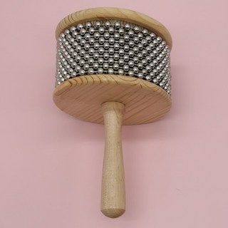 카바사 악기 대형 중형 우드 원목 쉐이커 리듬악기, 1개