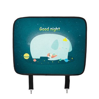 可愛熊本熊汽車座椅防踢墊，車用椅背保護墊，防髒耐磨易清潔, 大象, 通用