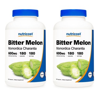 nutricost 苦瓜萃取膠囊, 180顆, 2罐