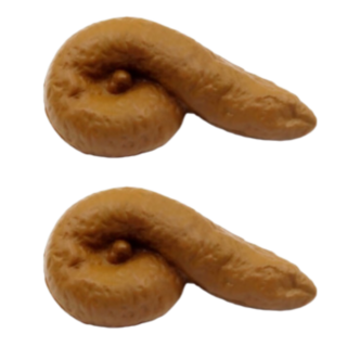 1+1 만우절 장난 가짜똥 모형똥, 2개입