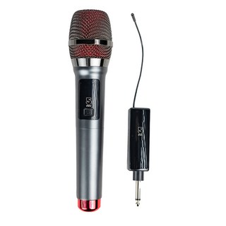 【IFIVE】旗艦款UHF無線麥克風 可調頻 專業使用 全充電式 贈專用收納袋, 紅黑, if-U968