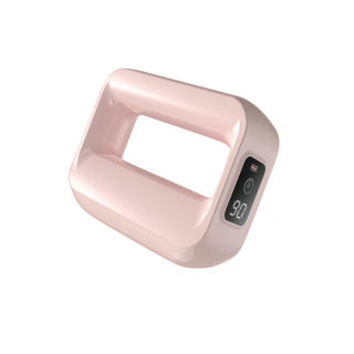 多功能深層肌肉按摩器，肩頸腰背腿部適用，輕巧便攜，智能定時, 9檔調節【粉色】贈充電線+腰帶, 1個