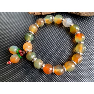 畫意坊 紅綠瑪瑙手串 10mm x 16珠, 1個