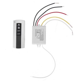 램프 조명용 무선 원격 제어 스위치 스마트 홈 원격 제어 스위치 수신기 송신기 1/2/3 방식 ON/OFF 220V, 2 Way, 1개