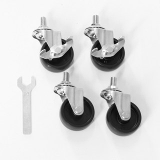 鐵架專用輪子 50mm 75mm 100mm 工業輪 適用於鐵力士架, 1套