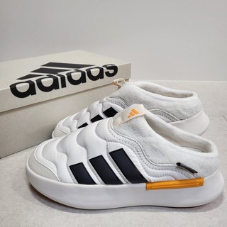 ADIDAS 아디다스 남녀공용 신기 편한 따뜻한 패딩화 아디퍼프 뮬 ADIPUFF 방한화