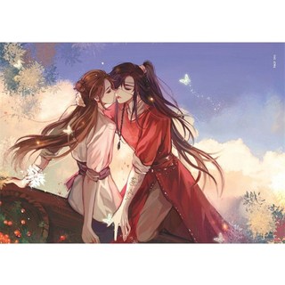 애니메이션 천관사복 주인공 화성&사련 일러스트 만들기 세트 묵향동후 장편소설 캐릭터 굿즈 다이아몬드 페인팅 그림 인테리어 소품 보석십자수 액자 캔버스 일체형 세트, 30*40cm (액자 없음)  TGCF-099, 1개