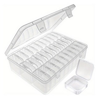 디심플 변색방지 다용도 악세사리 보관함, 1개, 투명 30칸