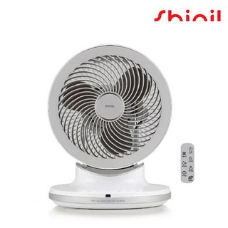 신일 3엽 탁상형 리모컨 써큘레이터 공기순환기 화이트, SIF-CK40MOT