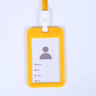 證件套 識別證套 防水雙透明證件夾 票夾 卡套 附掛繩