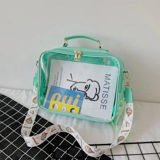 이타백 ITABAG 여성용 투명 백팩 귀여운 Ita 가방 십대 숄더백 젤리 Itabag 백팩