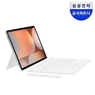 삼성 정품 갤럭시 탭S10플러스 AI 키보드 케이스 터치패드 EF-DX825 한글자판 (탭S9플러스 탭S9FE플러스 호환), 화이트=(EF-DX825UWKGKR), 1개