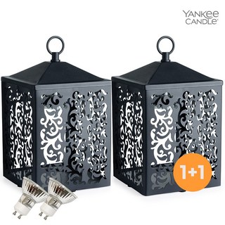 양키캔들 미니 코티지 캔들워머 블랙+전구2개 X2개, 단품