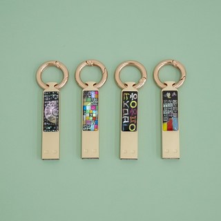 나빌레라 LED 자개 스틱 USB 32G (한글문양) 전통 자개 고급 답례품, 훈민부채