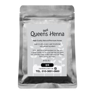 정품 퀸즈헤나 리얼 천연염색헤나 퀸즈헤나 리얼퀸즈헤나 헤나정품, 리얼9)-블랙, 1개