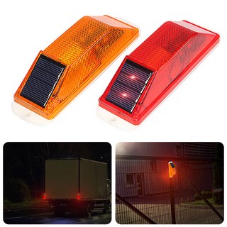 아띠꼴로 태양광 화물차 주차 경고등 트럭 야간주차 추돌방지 경광등 LED 경광등 주차등, 레드, 2개