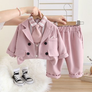 앨리홈 박사컬러정장셋트 유아상하복 아기등원룩 어린이집 세트 남매룩 단체복 키즈