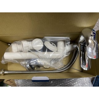 藍英 LA523 陶瓷單孔面盆龍頭, 銀色, 1個