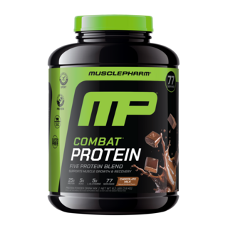 머슬팜 컴뱃 프로틴 파우더 초콜릿 밀크 맛, 2.831kg, 1개