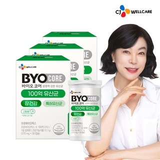 BYO 100억 식물성 유산균 캡슐, 30정, 3개