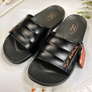 Buffalo 牛頭牌 涼拖鞋 貝殼拖 909039, 黑色,11, 11