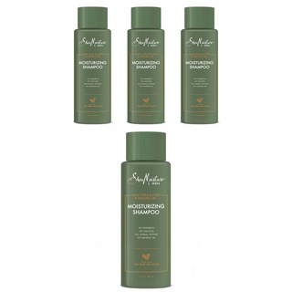 시어모이스처 남성용 생 시어 버터 & 마푸라 오일 모이스처라이징 샴푸, 4개, 444ml