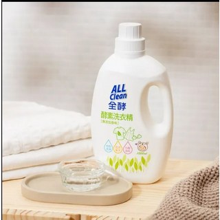 ALL Clean 全酵 酵素洗衣精 1000ml, 透明, 1個