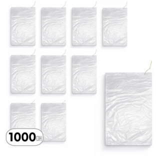 살림코드 10리터 위생 투명비닐봉투 38 X 50cm 100매 주방 재활용 분리수거함 비닐 음식물 쓰레기봉투, 10세트, 10L