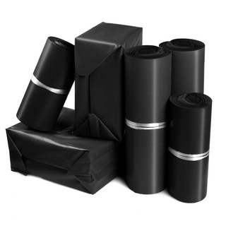 黑色寄貨袋 網拍專用 防破壞自黏快遞袋 包裹便利袋 多尺寸 100入, 100個