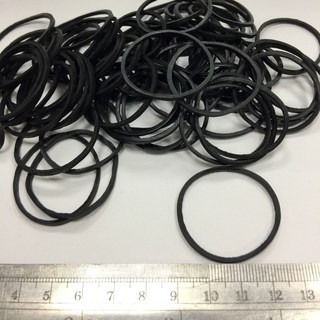 【HY】橡皮筋 No.16 天然橡膠膠圈 (1kg/包) 水果蔬果包裝 辦公文件綑綁, 1個, 黑色, 黑色