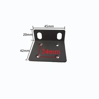 짧은 이어 네트워크 스위치 금속 브래킷 거치대 다리미 사이드 맞춤형 환영 1 개, 11 24X24X42