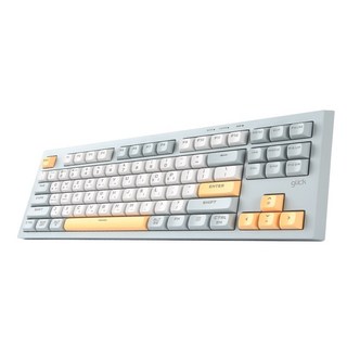 지클릭커 오피스프로 WK50 사일런스 M RGB 무소음 방수 무선 블루투스 키보드 87, Navy Blue RC1, WK50_87, 제조사축