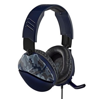 Turtle Beach Recon 70 PS5 PS4 Xbox Series X S One Nintendo Switch Mobile 및 PC 3.5mm FliptoMute Mic, Blue, Blue