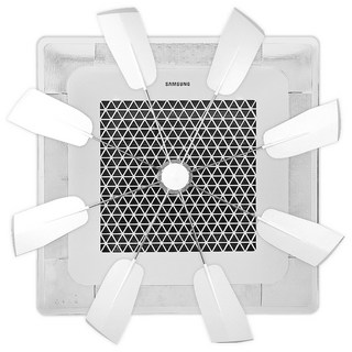 천장형 에어컨 바람개비 바람막이 시스템에어컨 윈드바이저 실링팬 난방기 공기순환팬, 시스템에어컨 순환팬, 1개