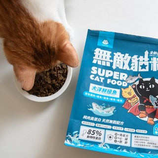ParkCat 無敵貓糧 蜂王乳霸王雞貓糧 雞肉鱈魚配方 300G/1KG/2KG, 雞肉 + 鱈魚, 300g, 1個