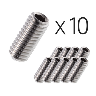 굿나잇몰 스텐 육각 렌치 볼트 묶음 무두 M2 M2.5 M3 M4 M5 M6 M8 M10 M12, 스텐 무두 렌치볼트 M4(4mm)X15mm, 10개