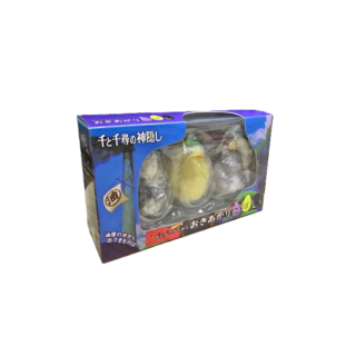 宮崎駿 無臉男不倒翁 公仔，趣味可愛，辦公室桌面療癒擺件，送禮自用皆宜, 1套