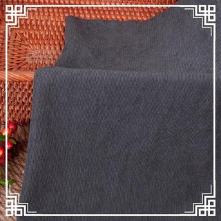 가방 드레스 코트 바지 신발 소파 커버에 대한 미터로 녹색 고급 코듀로이 원단 Diy 천 부드러운 주름 방지 핑크 블랙 레드, 100X150cm, Dark grey 21 strips