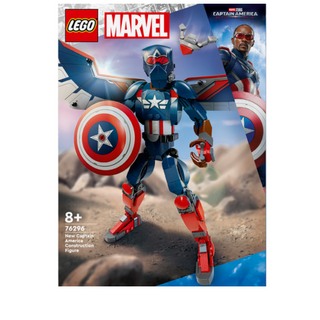 레고 마블 76296 뉴 캡틴 아메리카 액션 피겨, 혼합색상, 1개