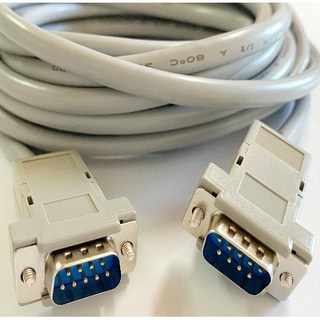 RS232串口訊號線 D-SUB 9公對9公 裝配式 UL2464 24AWG雙隔離線 5米長 (含稅), 1個